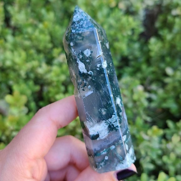 Moss agate tower - Picture 4 of 4